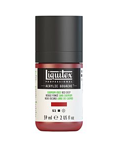 Liquitex Acrylic Gouache - 59ml - Cadmium Free Red Deep