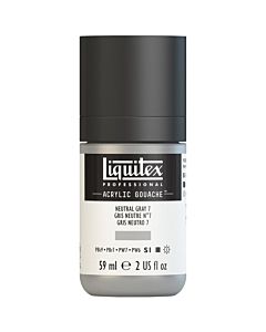 Liquitex Acrylic Gouache - 59ml - Neutral Gray 7