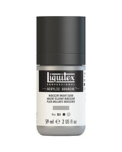 Liquitex Acrylic Gouache - 59ml - Iridescent Bright Silver