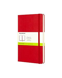 Moleskine Notebook Plain Red Large