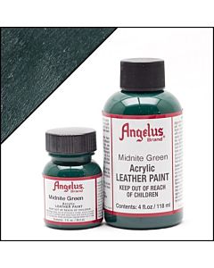 Angelus Acrylic Leather Paint - 1oz - Midnite Green 