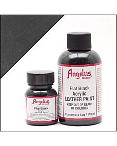 Angelus Acrylic Leather Paint - 1oz - Flat Black