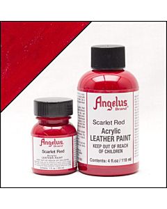 Angelus Acrylic Leather Paint - 1oz - Scarlet Red