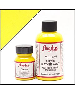Angelus Acrylic Leather Paint - 4oz - Yellow 