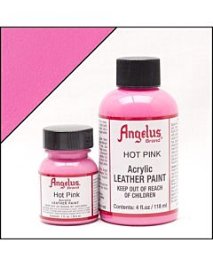 Angelus Acrylic Leather Paint - 4oz - Hot Pink