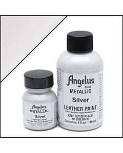 Angelus Acrylic Leather Paint - 1oz - Silver