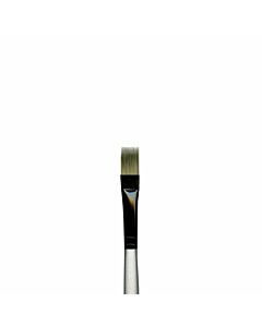 FM Brush - Black Silver - Tooth - Short Handle - 1/2" - Tooth 