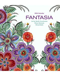 Fantasia: Art by Marfa Tymchenko, Olena Skytsiuk, and Olena Kulyk 2024 Wall Calendar