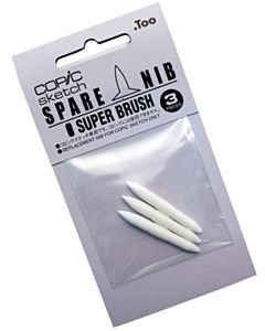 Copic Sketch Super Brush Replacement Nibs - 3 Pack