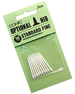 Copic Classic Standard Fine Replacement Nibs - 10 Pack
