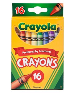 Crayola Crayons 16-Count Assorted
