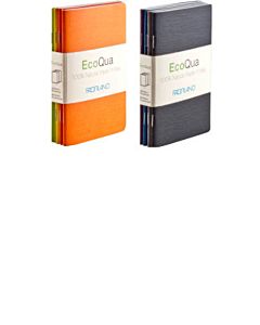 Fabriano EcoQua Pocket Blank Set 4 Notebook Cool