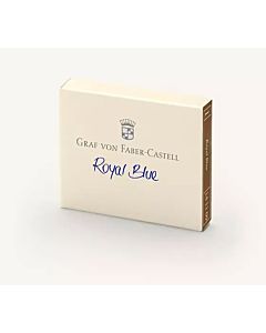 Faber-Castell 6 ink cartridges, Royal Blue