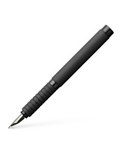 Faber-Castell Essentio Fountain Pen, Aluminium Black - Medium