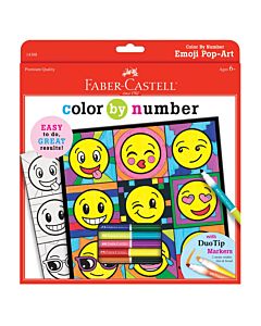 Faber Castell Color By Number - Emoji Pop Art