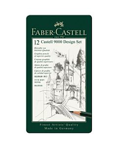 Faber-Castell 9000 Graphite Pencil Design Set of 12