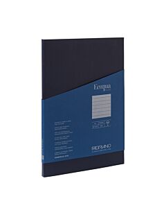 Ecoqua Plus Notebook - Glue Bound - Lined - A4 - Navy
