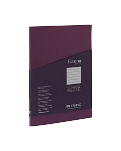 Ecoqua Plus Notebook - Glue Bound - Lined - A4 - Wine