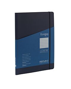 Ecoqua Plus Notebook - Spiral Hard Cover - Lined - A4 - Navy