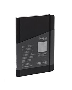 Ecoqua Plus Notebook - Fabric Bound - Dotted - A5 - Black