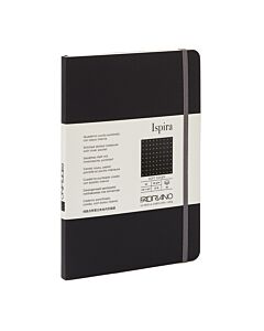 Inspira Notebook - Coptic Stitch - Dotted - A5 - Black
