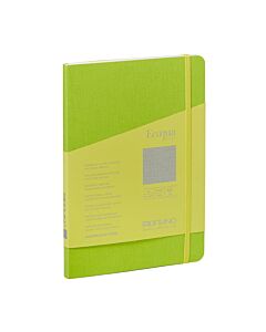 Ecoqua Plus Notebook - Coptic Stitch - Dotted - A5 - Yellow