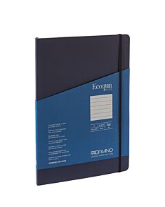 Ecoqua Plus Notebook - Coptic Stitch - Lined - A4 - Navy