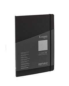 Ecoqua Plus Notebook - Coptic Stitch - Dotted - A4 - Black