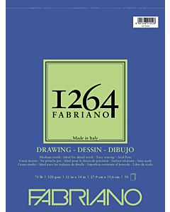 Fabriano 1264 Drawing  Pad Wire Bound 75LB 11x14