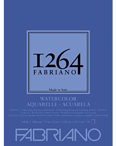 Fabriano 1264 Watercolor Pad 140CP 9x12 