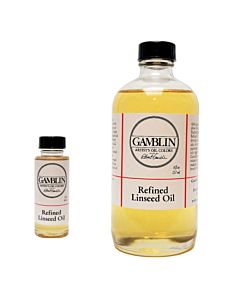 Gamblin Alkali Refined Linseed Oil - 32oz Bottle