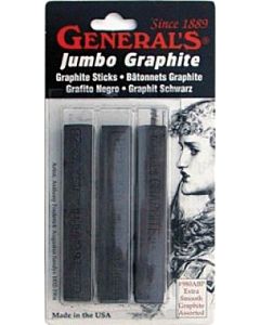 General Jumbo Graphite Sticks Set of 3