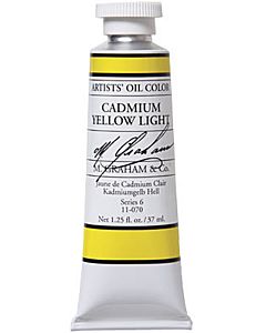 M. Graham Artist Oils - 1.25oz (37ml) - Cadmium Yellow Light