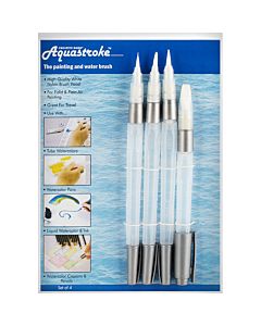 Aquastroke Watercolor Brush Pen Set of 4 Assorted
