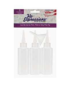 Creative Mark Flo Expressions Bottles - 3 Pack + Funnel 100ml
