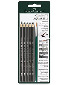 Faber-Castell Graphite Aquarelle Pencils - Pack of 5