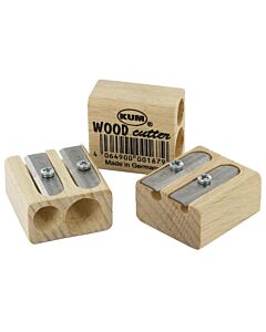 Wood 2 Hole Sharpener 