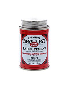 BEST TEST Paper Cement 4oz Acid-Free Adhesive