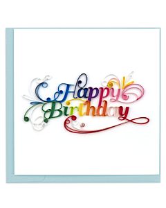 Quilling Card - Happy Birthday
