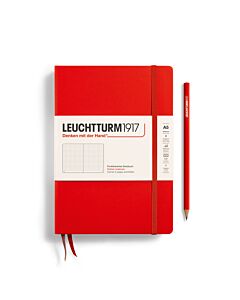 Leuchtturm1917 - Hardcover - Medium (A5) - Red - Dotted
