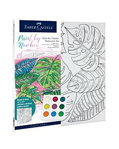 Faber-Castell Watercolor Paint By Number - Tropical