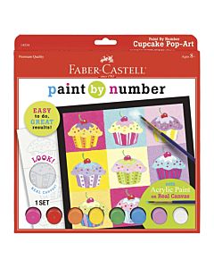 Faber Castell Color By Number - Cupcake Pop Art