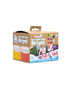 Micador jR. Easy Wash Paint - Set of 8 Brights