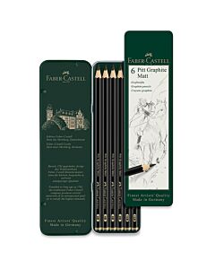 PITT Matte Graphite Pencils - Set of 6