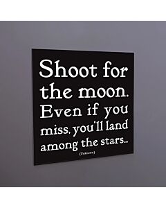Quotable Magnet -  Shoot For The Moon