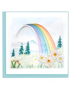 Quilling Card - Rainbow