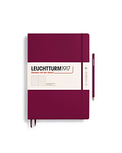 Leuchtturm1917 - Hardcover - Master (A4+) - Port Red - Dotted