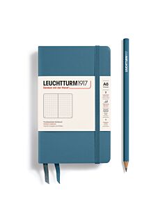Leuchtturm1917 - Hardcover - Pocket (A6) - Stone Blue - Dotted