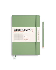 Leuchtturm1917 - Softcover - Composition (B5) - Sage - Ruled