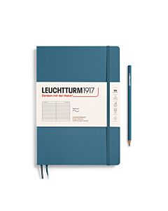 Leuchtturm1917 - Softcover - Composition (B5) - Stone Blue - Ruled